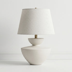 Luminária de Mesa Moderna Minimalista Resina Tecido Coculi — ORNE
