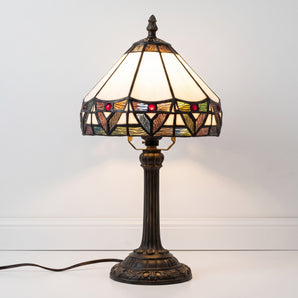 Luminária de Mesa Retrô Minimalista Metal Resina Vidro Quibdó — ORNE