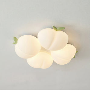 Luminária de Teto Plafon Sobrepor Orgânico Infantil Moderno Acrílico Globos LED 220V Glen — ORNE