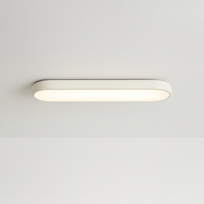 Luminária Plafon Moderna Minimalista LED Metal Acrílico Juhu - 40cm / Branco / Branco Quente (3000K) - ORNE™