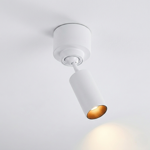 Luminária de Teto Plafon Sobrepor Redondo Direcionável Moderno Minimalista Metal LED Kelmis — ORNE