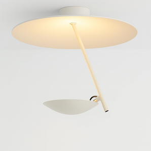 Luminária Plafon Moderna Minimalista LED Metal Tailaza - Branco - ORNE™