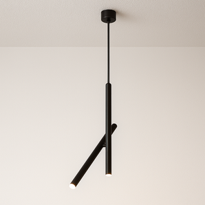 Luminária Pendente Moderna Minimalista Articulada Tett - Preto - ORNE™