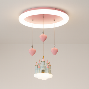 Luminária Pendente Infantil Moderno Metal LED Atheni