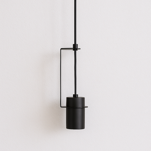 Luminária Pendente Minimalista Industrial Moderna LED Caster - Preto / A - ORNE™