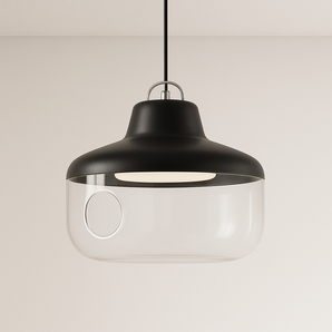 Luminária Pendente Moderno Minimalista Acrílico Vidro LED Bassila