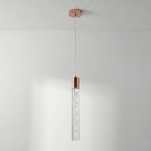 Luminária Pendente Moderno Minimalista Acrílico Metal Linear LED Alella — ORNE