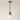Luminária Pendente Moderna Minimalista Mármore Azzan - Dourado / Ø8,5x25cm - ORNE™