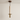 Luminária Pendente Moderna Minimalista Mármore Travertino Piemont - Ø12x33cm / Mármore Travertino e Alumínio - ORNE™