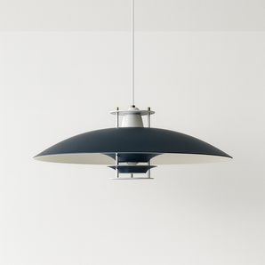 Luminária Pendente Moderno Minimalista Artek - Azul / Ø45cm - ORNE™