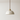 Luminária Pendente Moderna Minimalista Vidro Metal Bitter - Branco e Dourado / Ø20x9cm - ORNE™