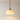 Luminária Pendente Moderna Minimalista Vidro Metal Bitter - Branco e Dourado / Ø20x9cm - ORNE™