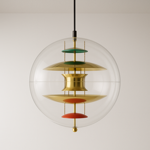 Luminária Pendente Moderno Minimalista Split - Dourado - ORNE™
