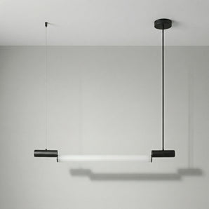Luminária Pendente Moderno Minimalista Metal Linear LED Asti — ORNE