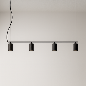 Luminária Pendente Moderno Minimalista Liora Linear - Preto - ORNE™
