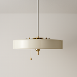 Luminária Pendente Moderna Minimalista Metal LED Milan - Branco / Ø35cm - ORNE™