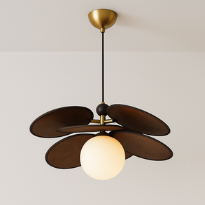 Luminária Pendente Moderno Minimalista Tecido Metal Globo Eida