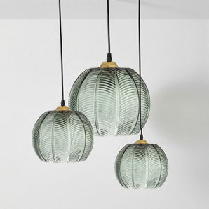 Luminária Pendente Moderno Minimalista Vidro Metal Globos Palm Beach — ORNE