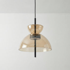Luminária Pendente Moderno Minimalista Vidro Metal LED Crazzi — ORNE