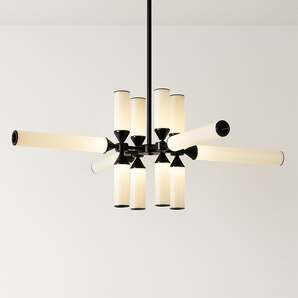 Luminária Pendente Moderna Minimalista LED Vidro Gottu - Modelo A / Branco / Branco Quente (3000K) - ORNE™