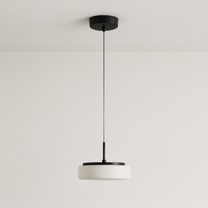 Luminária Pendente Moderna Minimalista LED Mármore Kenda - Branco / Branco Quente (3000K) - ORNE™