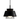 Luminária Pendente Moderna Minimalista Metal Parlor - Preto - ORNE™