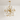 Luminária Pendente Moderna Minimalista Metal Zaniffi - Dourado e Branco / Ø100cm / 18 Lâmpadas - ORNE™