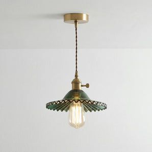 Luminária Pendente Retrô Vintage Vidro Metal Bilzen — ORNE