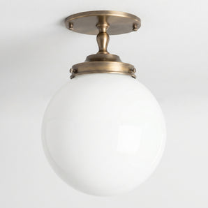 Luminária Plafon Moderna Minimalista Metal Vidro Pucallpa — ORNE