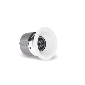 Luminária Spot Embutir Redondo Antiofuscante Recuado Direcionável LED Saiyo - Branco / 5W - ORNE™