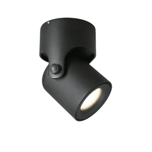 Luminária Spot Sobrepor Moderno Minimalista Redondo LED Eoin - Preto / 10W / Branco Quente (3000K) - ORNE™
