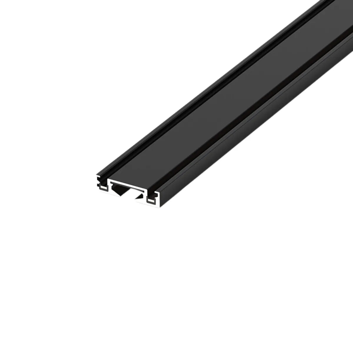 Trilho Magnético Eletrificado Linear Sobrepor para Módulos de Spots Fathom - 50cm / Preto