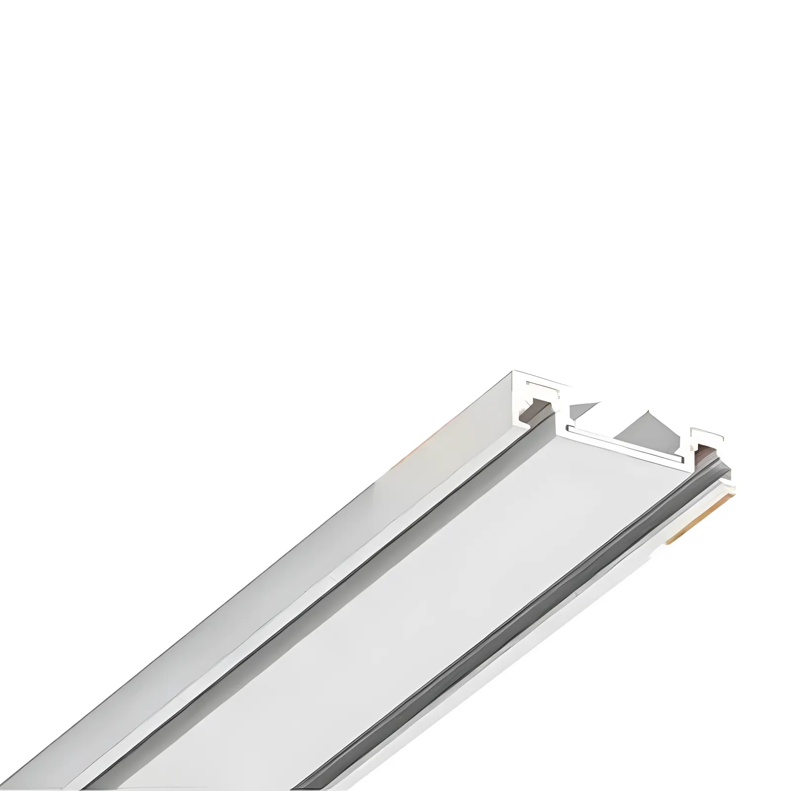 Trilho Magnético Eletrificado Linear Sobrepor para Módulos de Spots Fathom - 50cm / Branco