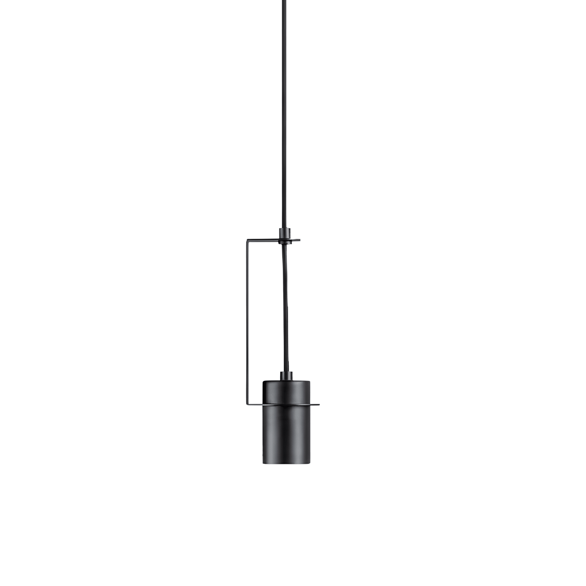 Luminária Pendente Minimalista Industrial Moderna LED Caster - Preto / A