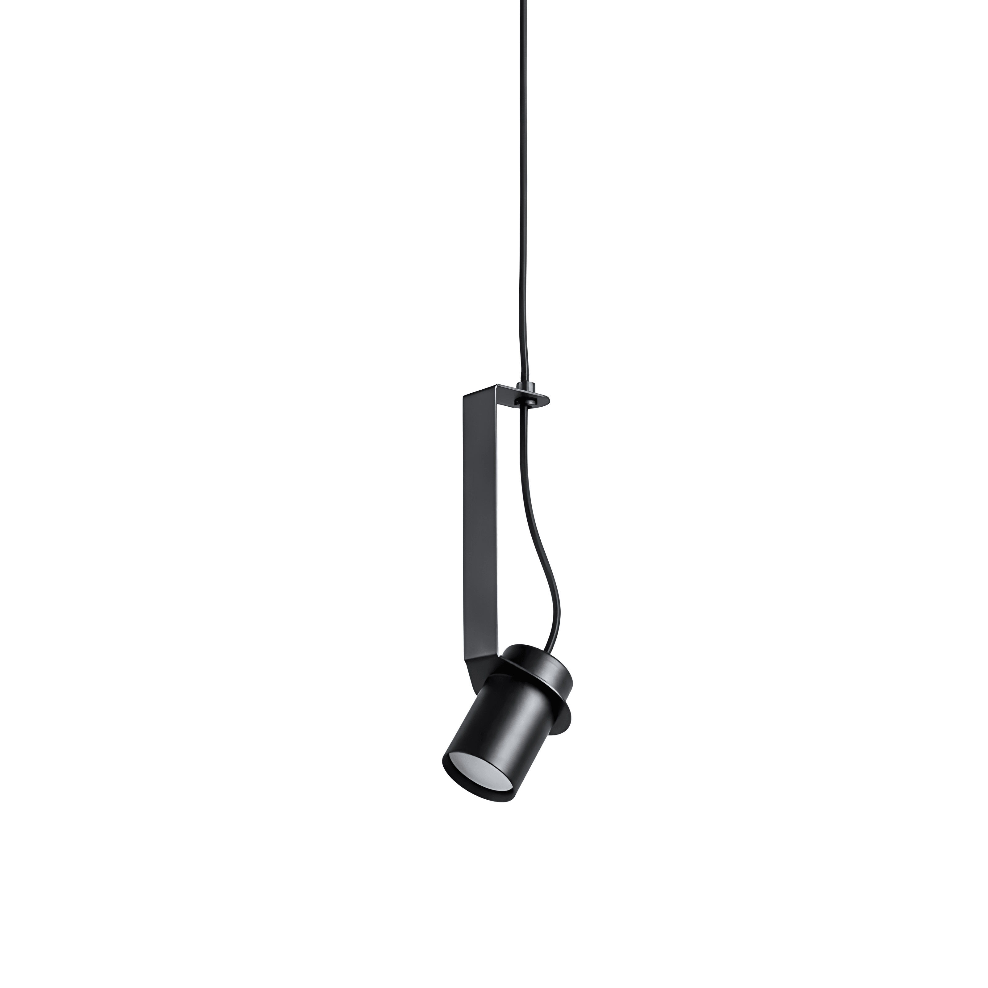 Luminária Pendente Minimalista Industrial Moderna LED Caster - Preto / B