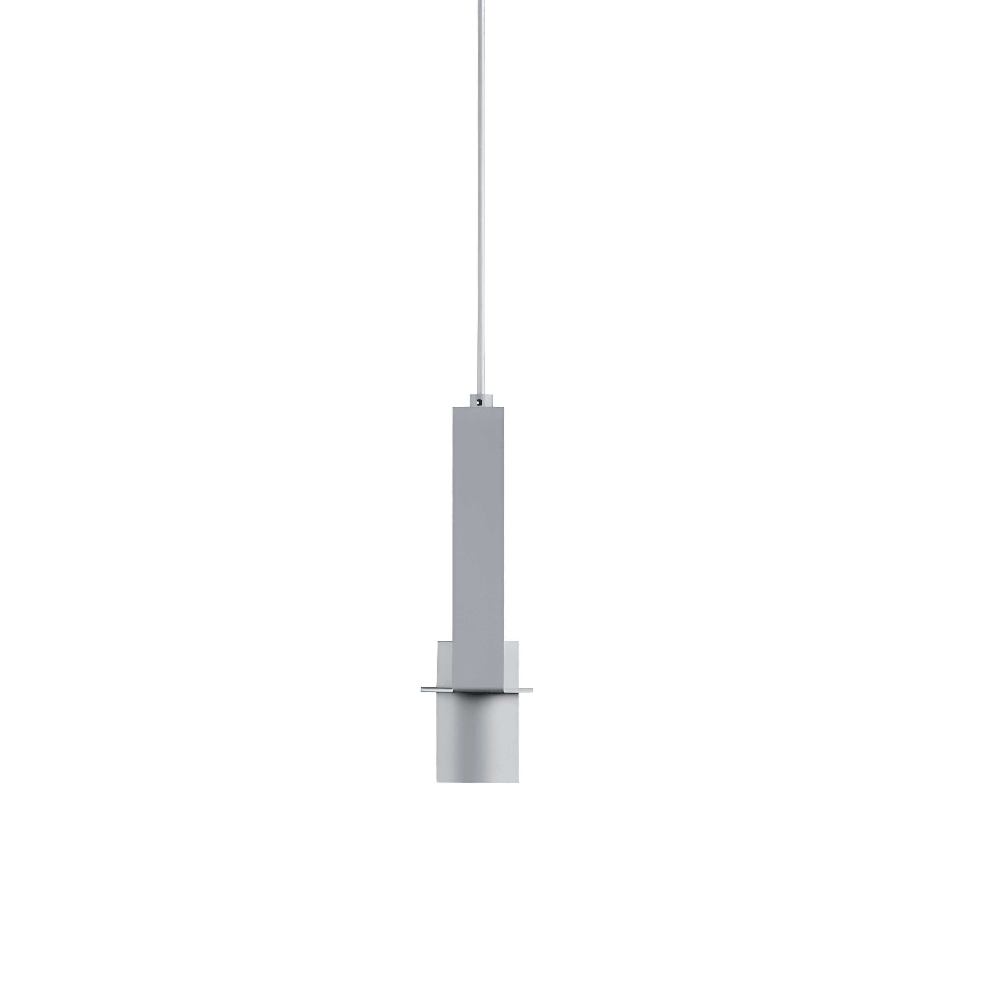 Luminária Pendente Minimalista Industrial Moderna LED Caster - Cinza / A