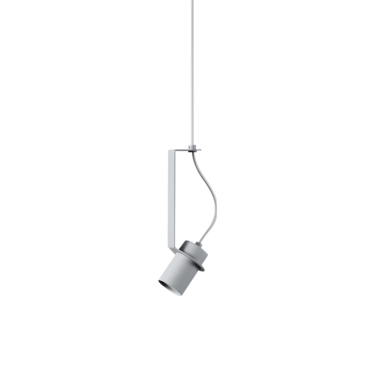 Luminária Pendente Minimalista Industrial Moderna LED Caster - Cinza / B