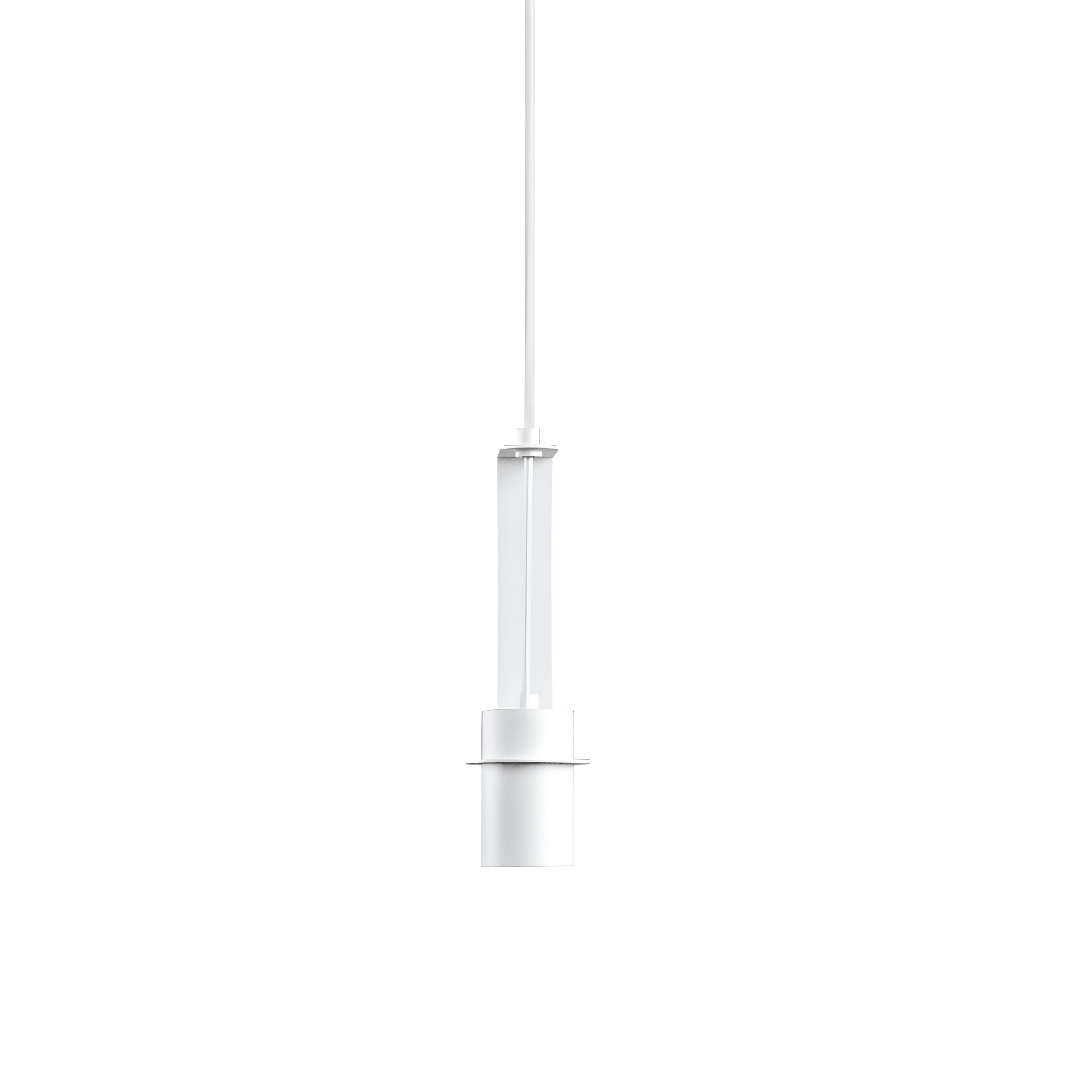 Luminária Pendente Minimalista Industrial Moderna LED Caster - Branco / A