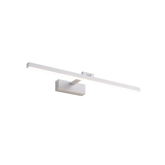 Luminária Arandela Moderna Minimalista Articulada Linear Branco - 40cm / Branco Quente (3000K)