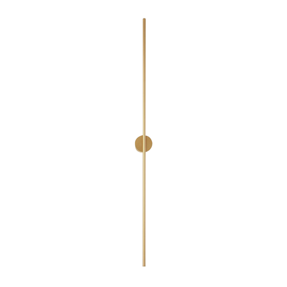 Luminária Arandela Moderna Minimalista Linear Fine - Dourado / 60cm