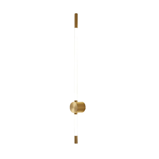 Luminária Arandela Moderna Minimalista Linear Slim - Dourado