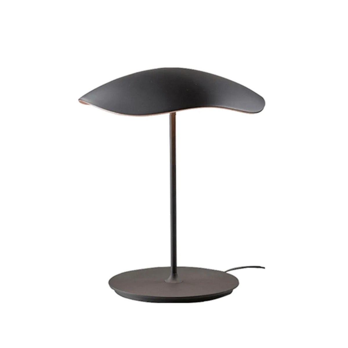 Luminária de Mesa Moderna Minimalista Wabi - Preto
