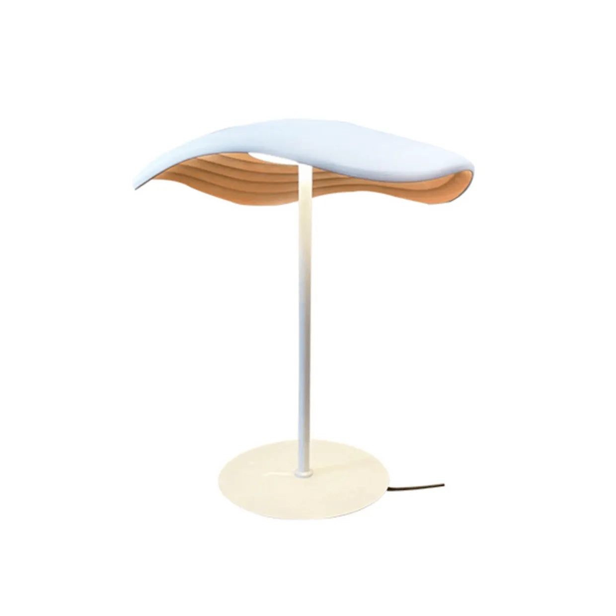 Luminária de Mesa Moderna Minimalista Wabi - Branco