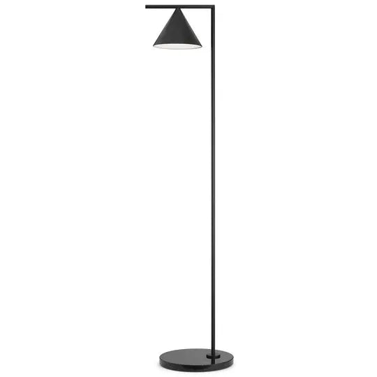 Luminária de Piso Moderna Minimalista Cone - Preto