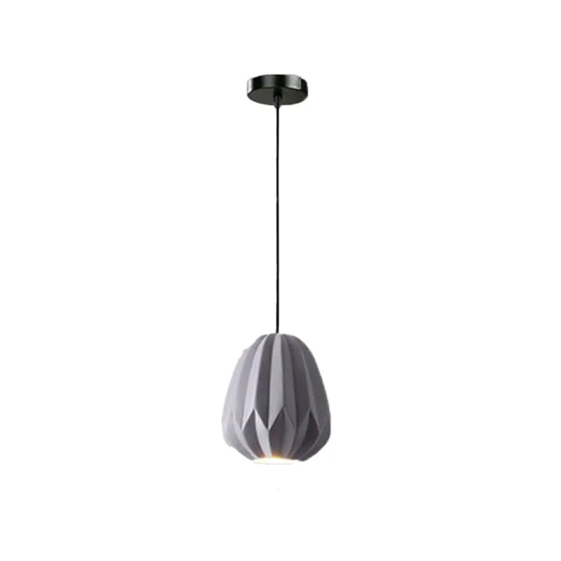 Luminária Pendente Moderna Minimalista Freya - Cinza