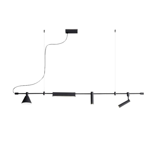 Luminária Pendente Moderna Minimalista Linear Pump - 150cm