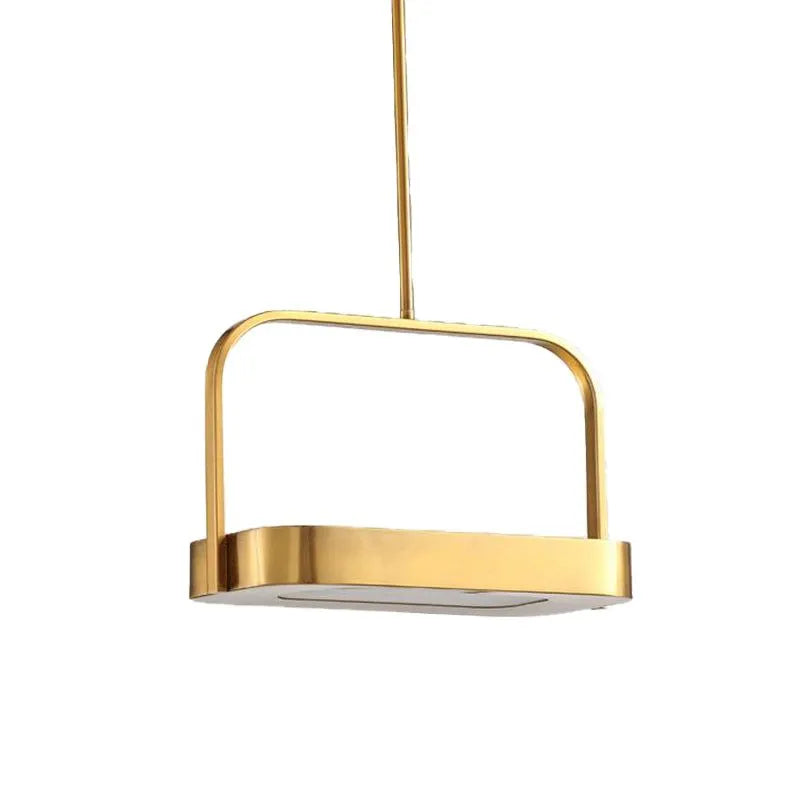 Luminária Pendente Moderna Minimalista Refinement - Dourado