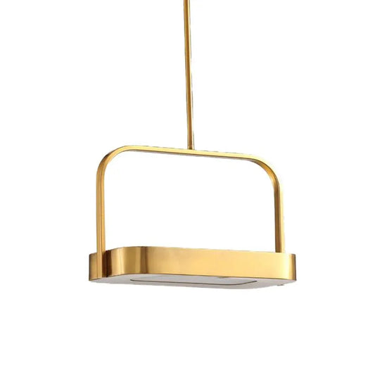 Luminária Pendente Moderna Minimalista Refinement - Dourado