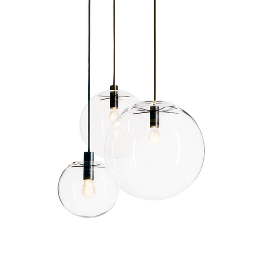 Luminária Pendente Moderno Minimalista Globo de Vidro Dream - Ø15cm