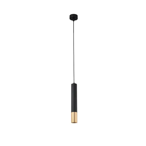 Luminária Pendente Moderno Minimalista Long - Preto / 30cm